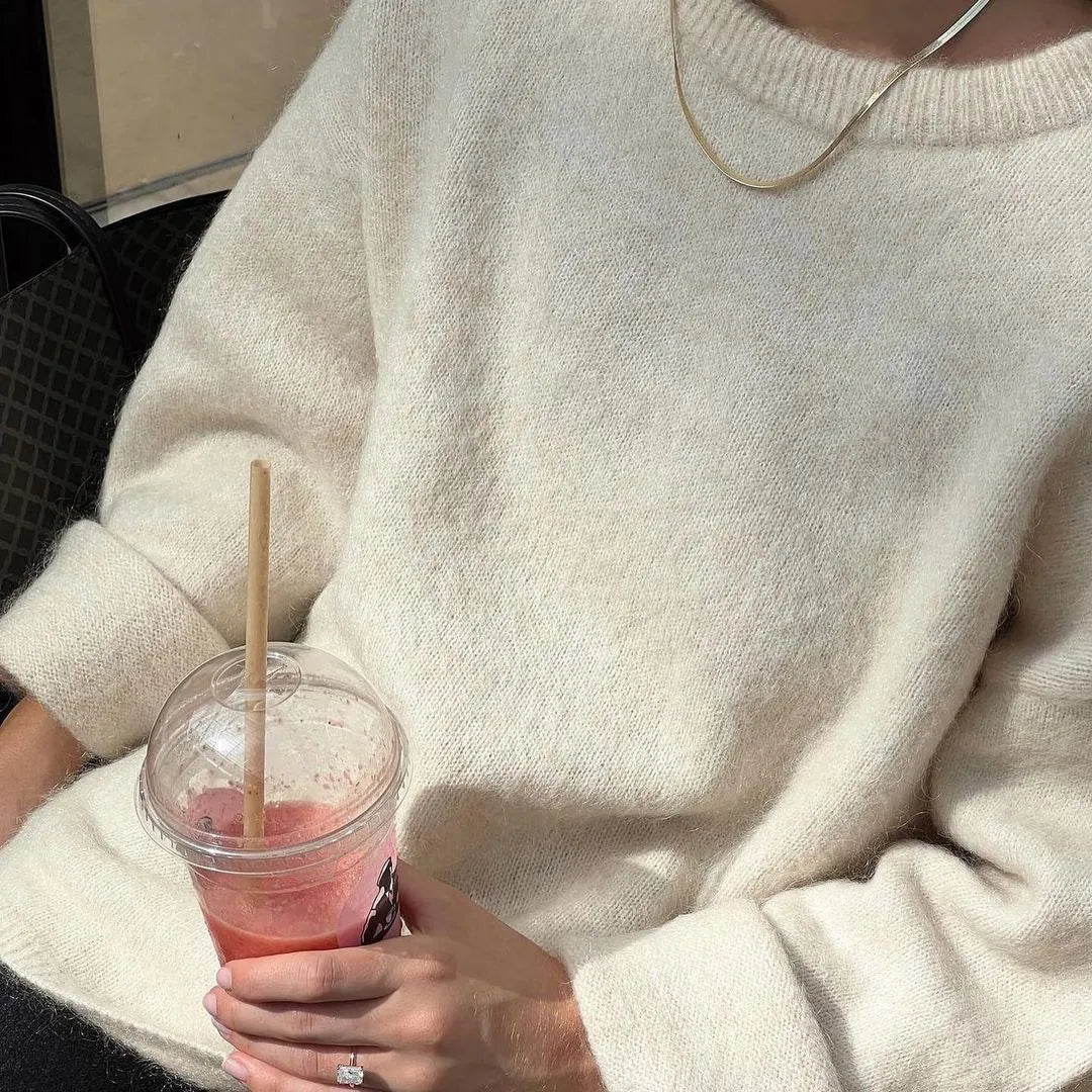 Elegant Oversized Sweater – Olivia's Store